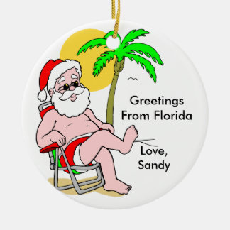 Greetings from Florida ornament