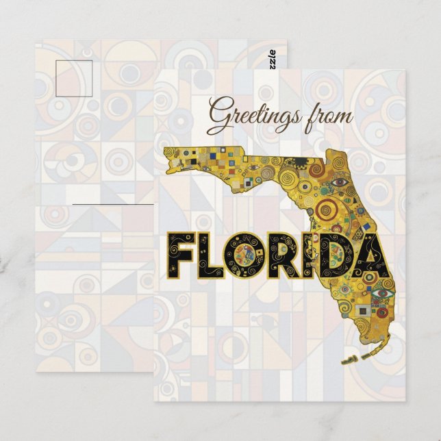 Greetings from Florida Postcard (Front/Back)