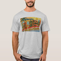 Greetings From Florida Postcard Men's T-Shirt