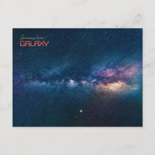 Greetings from Galaxy Postcard