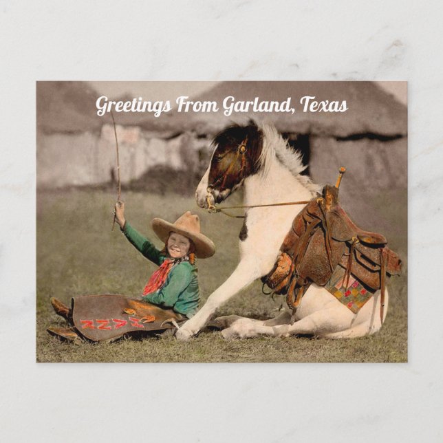 Greetings From Garland, Texas Postcard (Front)