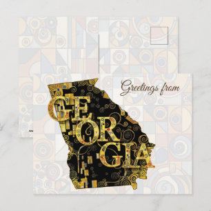 Greetings from Georgia Postcard