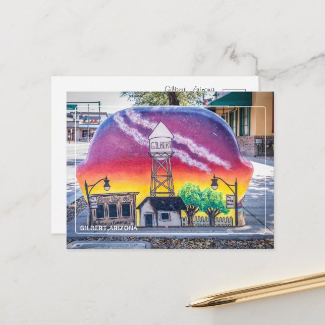 Greetings from Gilbert, Arizona Postcard (Front/Back In Situ)