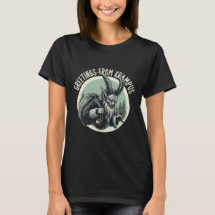 Greetings From Gruss Vom Krampus Christmas Festive T-Shirt