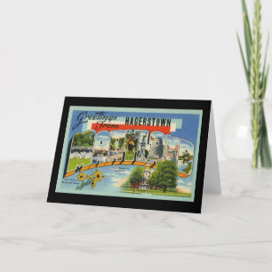 Greetings from Hagertown Maryland Card
