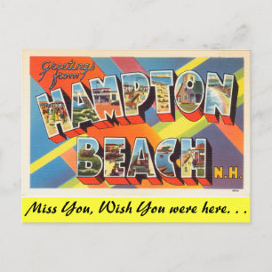 Greetings from Hampton Beach Postcard
