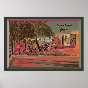 Greetings From Hawaii Poster