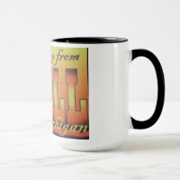 Greetings From Hell, Michigan Mug 1