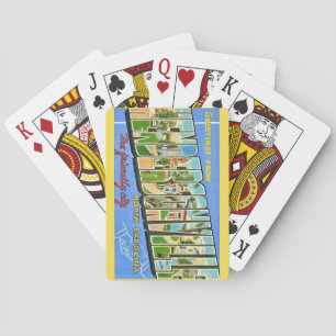 Greetings From Hendersonville NC Playing Cards