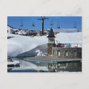 Greetings from High Camp! Postcard