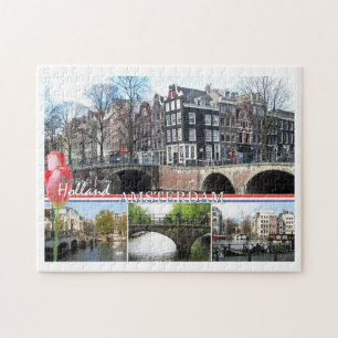 Greetings from Holland - Amsterdam Jigsaw Puzzle