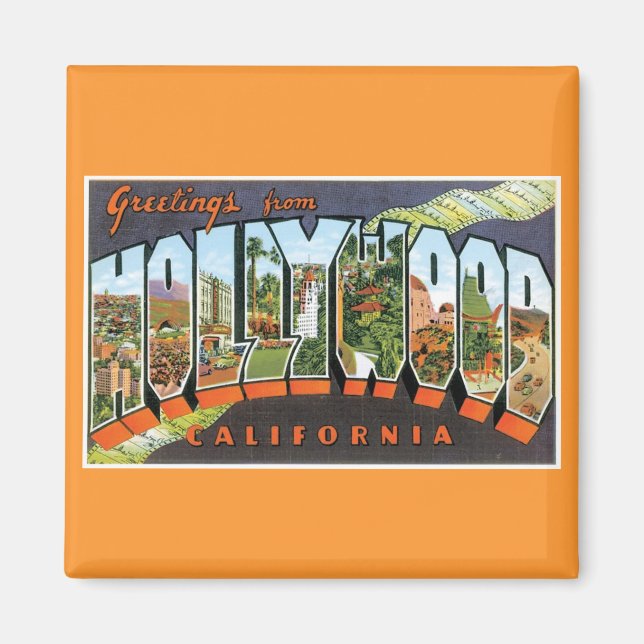 Greetings from Hollywood! Magnet (Front)