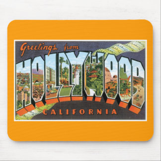 Greetings from Hollywood! Mouse Mat
