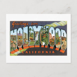 Greetings from Hollywood! Postcard