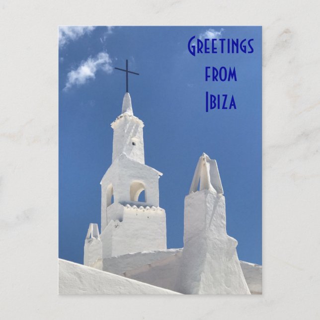 Greetings from Ibiza Postcard (Front)