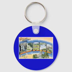 Greetings from Idaho! Key Ring