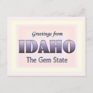 Greetings from Idaho Postcard