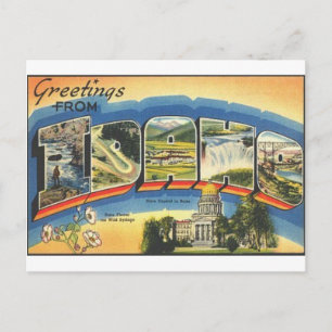 Greetings from Idaho Postcard