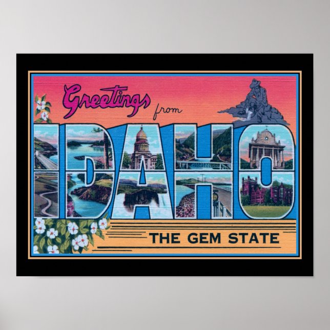 Greetings from Idaho Poster (Front)