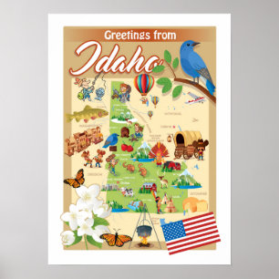 Greetings from Idaho Poster
