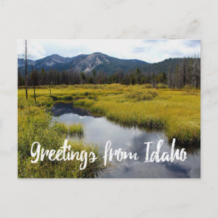 Greetings From Idaho Scenic Photo Postcard