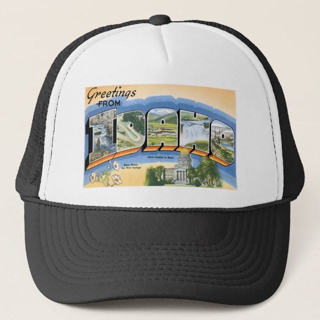 Greetings from Idaho! Trucker Hat (Front)