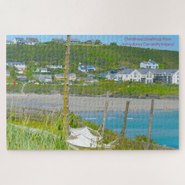 Greetings from Inchydoney Clonakilty Ireland Jigsa Jigsaw Puzzle (Horizontal)