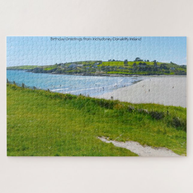 Greetings from Inchydoney Clonakilty Ireland Jigsa Jigsaw Puzzle (Horizontal)