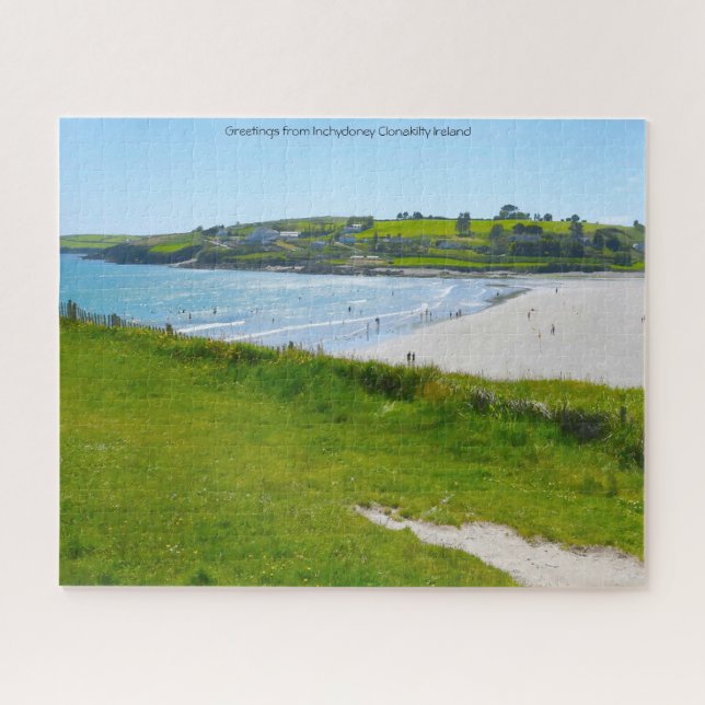 Greetings from Inchydoney Clonakilty Ireland Jigsa Jigsaw Puzzle (Horizontal)