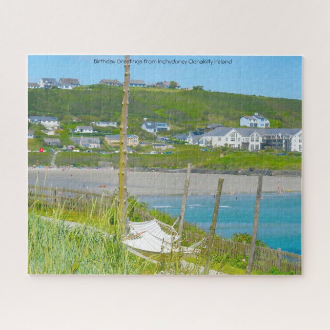 Greetings from Inchydoney Clonakilty Ireland Jigsa Jigsaw Puzzle (Horizontal)
