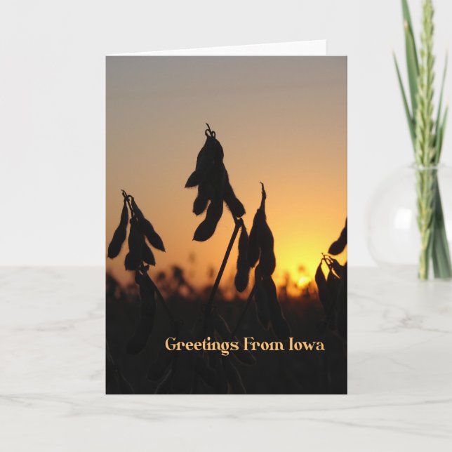 Greetings From Iowa Card (Front)