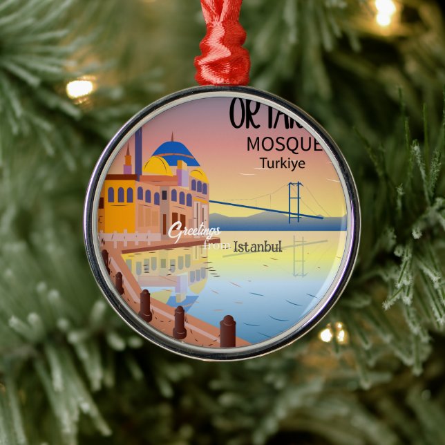 Greetings from Istanbul Turkey Ornament (Tree)