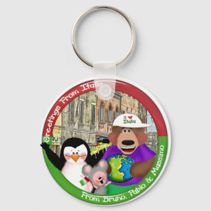 Greetings From Italia Key Ring