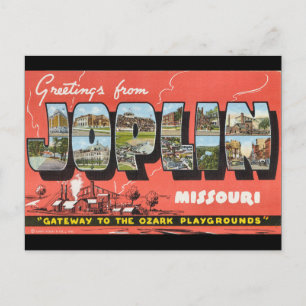 Greetings from Joplin Postcard