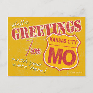 Greetings from Kansas City Missouri Postcard