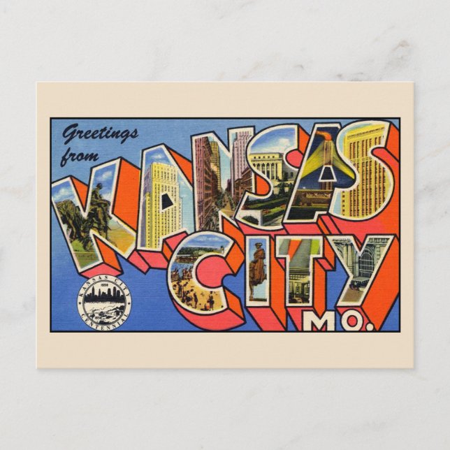 Greetings from Kansas City Missouri Postcard (Front)