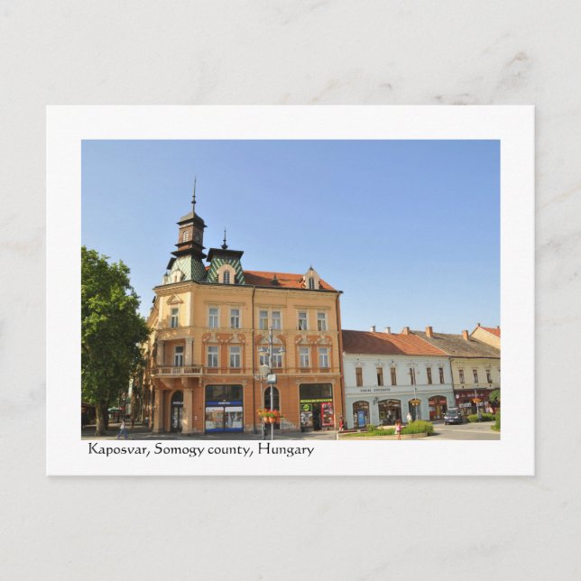 Greetings from Kaposvar, Hungary Postcard (Front)