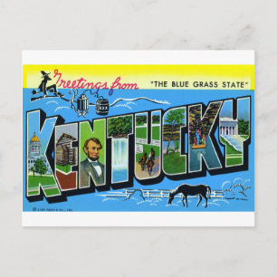 Greetings From Kentucky Postcard