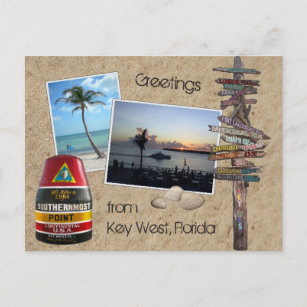 Greetings from Key West, Florida Postcard
