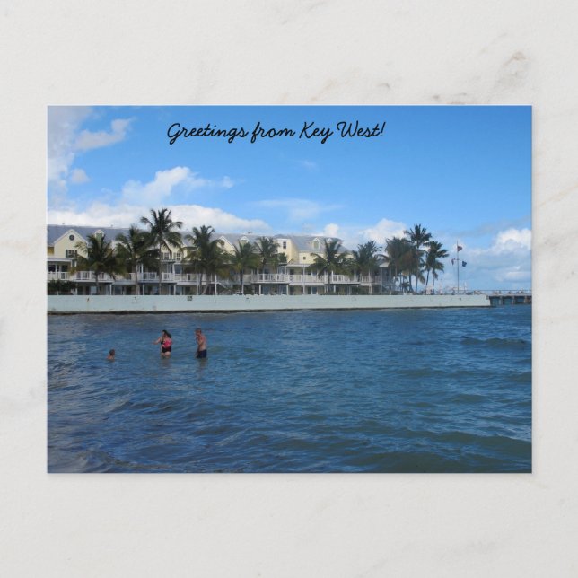 Greetings from Key West postcard (Front)