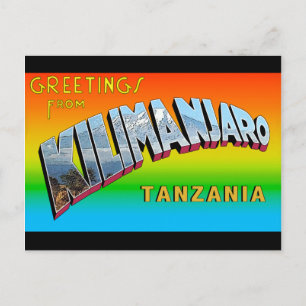 Greetings from Kilimanjaro Postcard