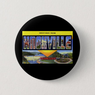Greetings from Knoxville Tennessee 6 Cm Round Badge