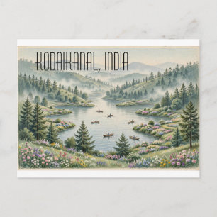 Greetings from Kodaikanal, India Travel Postcard