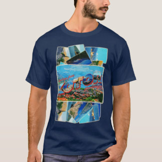 Greetings from Kotor in Montenegro Vintage style r T-Shirt