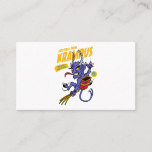 Greetings from Krampus Business Card