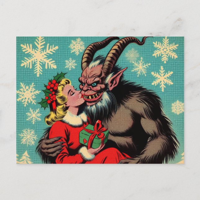 Greetings from Krampus  Postcard (Front)