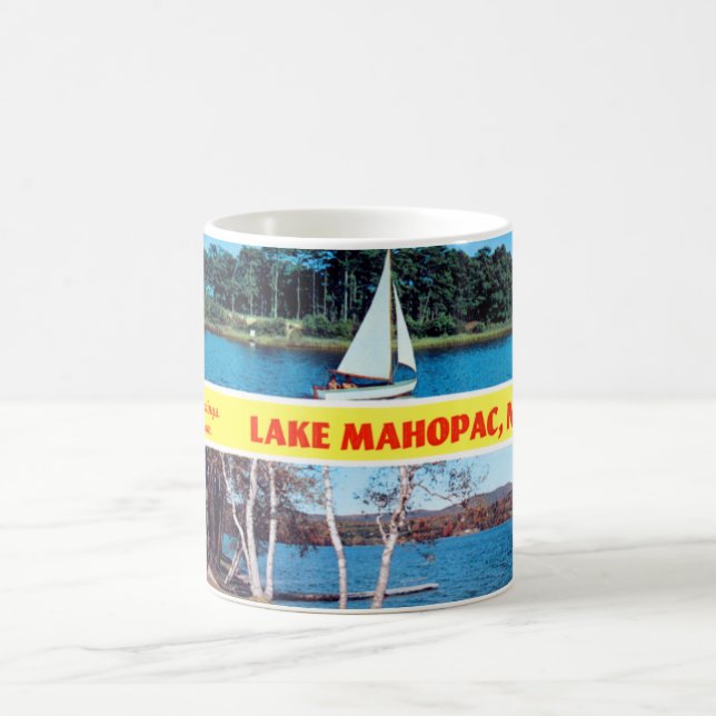 Greetings from Lake Mahopac Mug (Center)