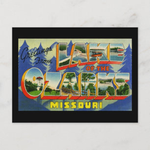 Greetings from Lake of the Ozarks Missouri Postcard