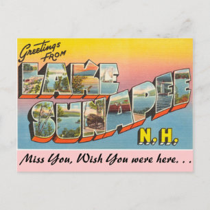 Greetings from Lake Sunapee Postcard