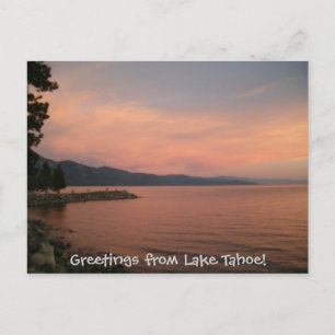 Greetings from Lake Tahoe! Postcard